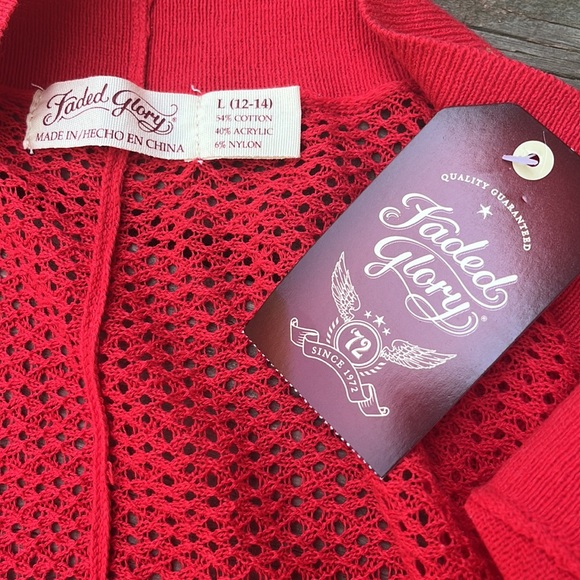 NWT Faded Glory open shrug M - Picture 5 of 7